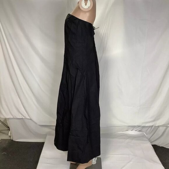 NEW Anthropologie x Mare Mare Women's Dress Strapless A-Line Midi Size L Black - Picture 7 of 7